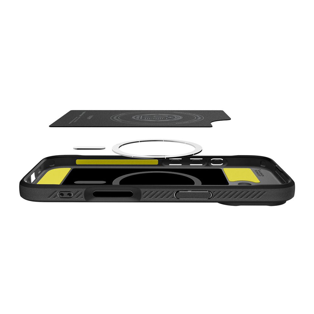 MagSafe-deksel for Apple iPhone 17, Spigen, Rugged Armor, Matt Svart