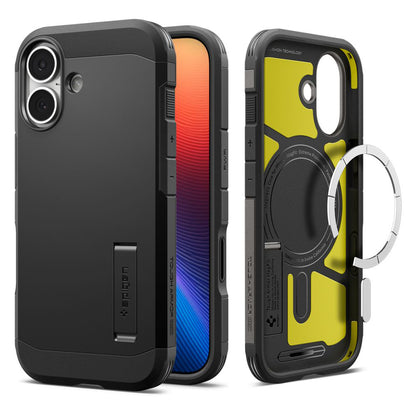 MagSafe-deksel for Apple iPhone 17, Spigen, Tough Armor T, Svart