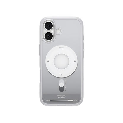 MagSafe-deksel for Apple iPhone 17, Spigen, Ultra Hybrid Classic, Sølv