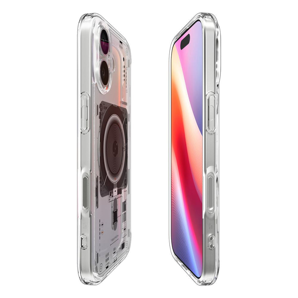 MagSafe-deksel for Apple iPhone 17, Spigen, Ultra Hybrid Neo One, Gjennomsiktig