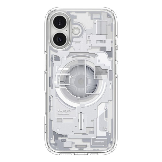 MagSafe-deksel for Apple iPhone 17, Spigen, Ultra Hybrid Zero One, Hvit