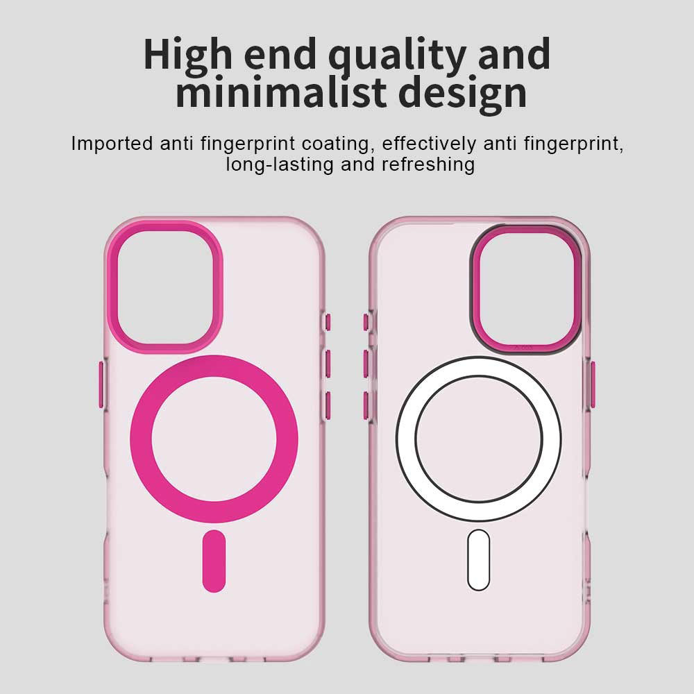 MagSafe-deksel for Apple iPhone 17, Techsuit, CandyCase, Rosa
