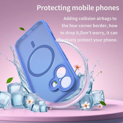 MagSafe-deksel for Apple iPhone 17, Techsuit, HaloFrost II, Blå