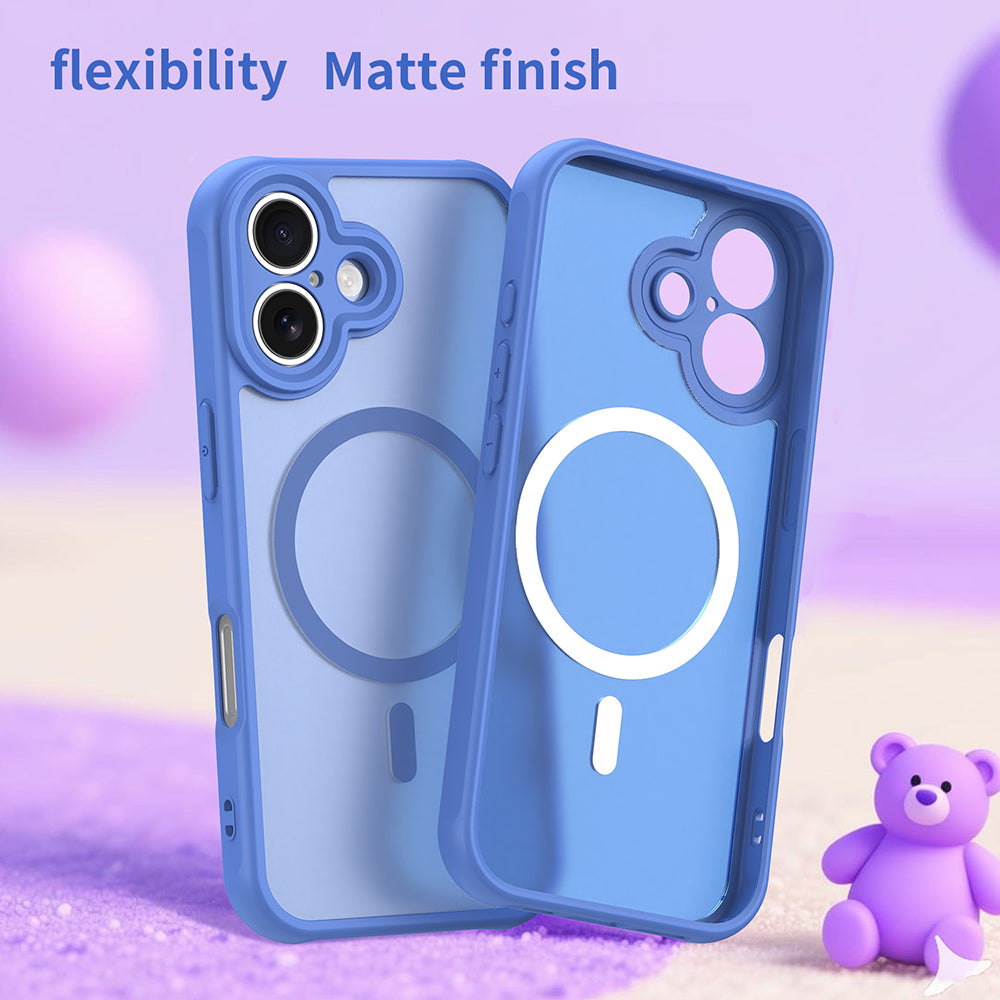 MagSafe-deksel for Apple iPhone 17, Techsuit, HaloFrost II, Blå