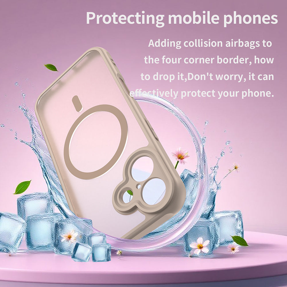 MagSafe-deksel for Apple iPhone 17, Techsuit, HaloFrost II, Gull