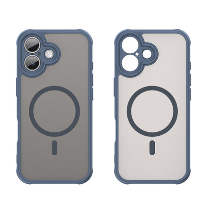 MagSafe-deksel for Apple iPhone 17, Techsuit, HaloFrost II, Marineblå