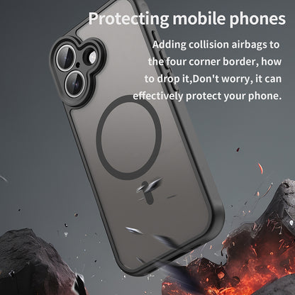 MagSafe-deksel for Apple iPhone 17, Techsuit, HaloFrost II, Svart