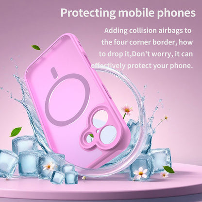 MagSafe-deksel for Apple iPhone 17, Techsuit, HaloFrost II, Rosa