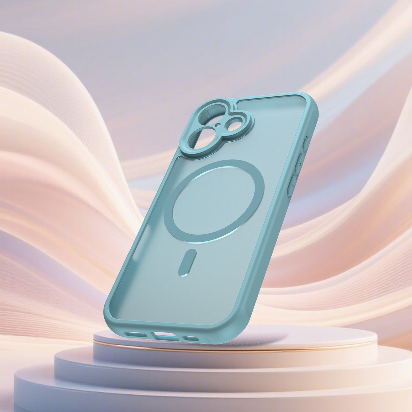 MagSafe-deksel for Apple iPhone 17, Techsuit, HaloFrost II, Lys Grønn