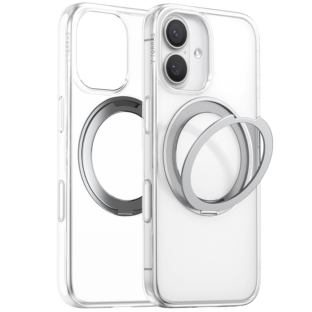 MagSafe-deksel for Apple iPhone 17, Torras, Ostand Pro, Gjennomsiktig
