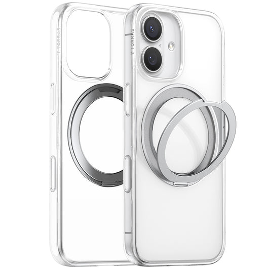 MagSafe-deksel for Apple iPhone 17, Torras, Ostand Pro, Gjennomsiktig