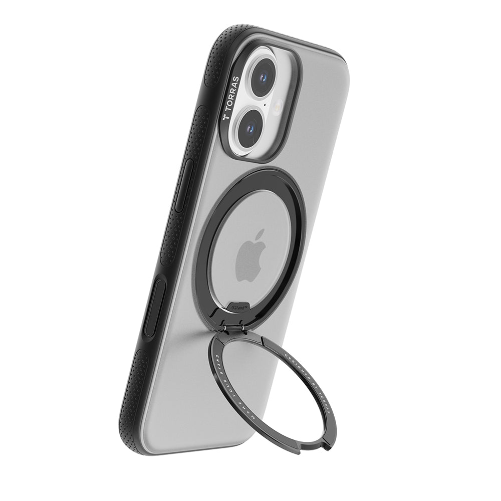 MagSafe-deksel for Apple iPhone 17, Torras, Ostand R Fitness, Svart