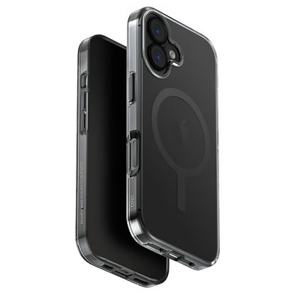 MagSafe-deksel for Apple iPhone 17, UNIQ, Clario MagClick, Røykfarget