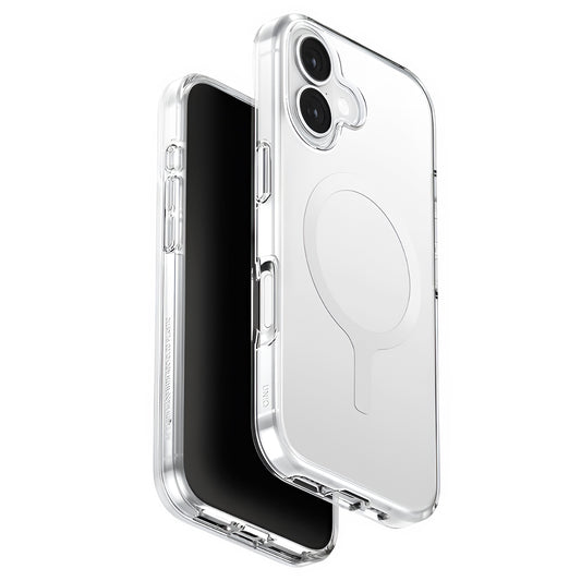 MagSafe deksel for Apple iPhone 17, UNIQ, Clario MagClick, Gjennomsiktig