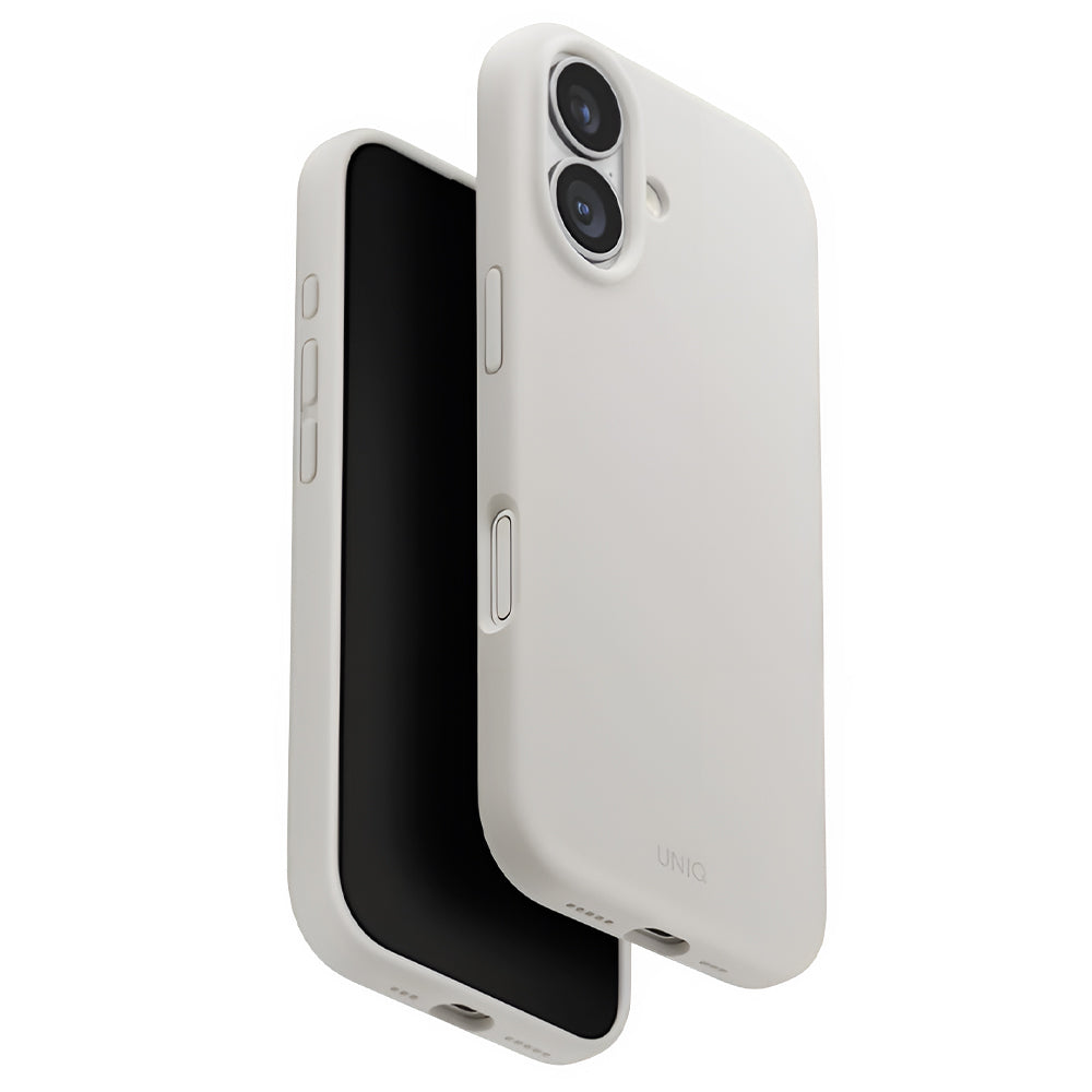 MagSafe-deksel for Apple iPhone 17, UNIQ, Lino MagClick, Grå