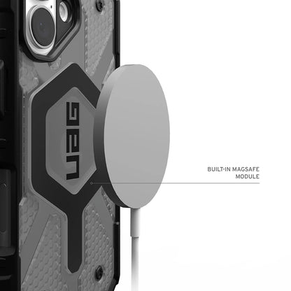 MagSafe-deksel for Apple iPhone 17, Urban Armor Gear, Pathfinder Clear, Grå
