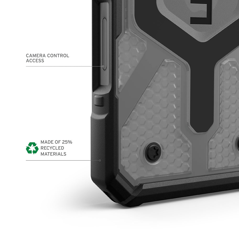 MagSafe-deksel for Apple iPhone 17, Urban Armor Gear, Pathfinder Clear, Grå
