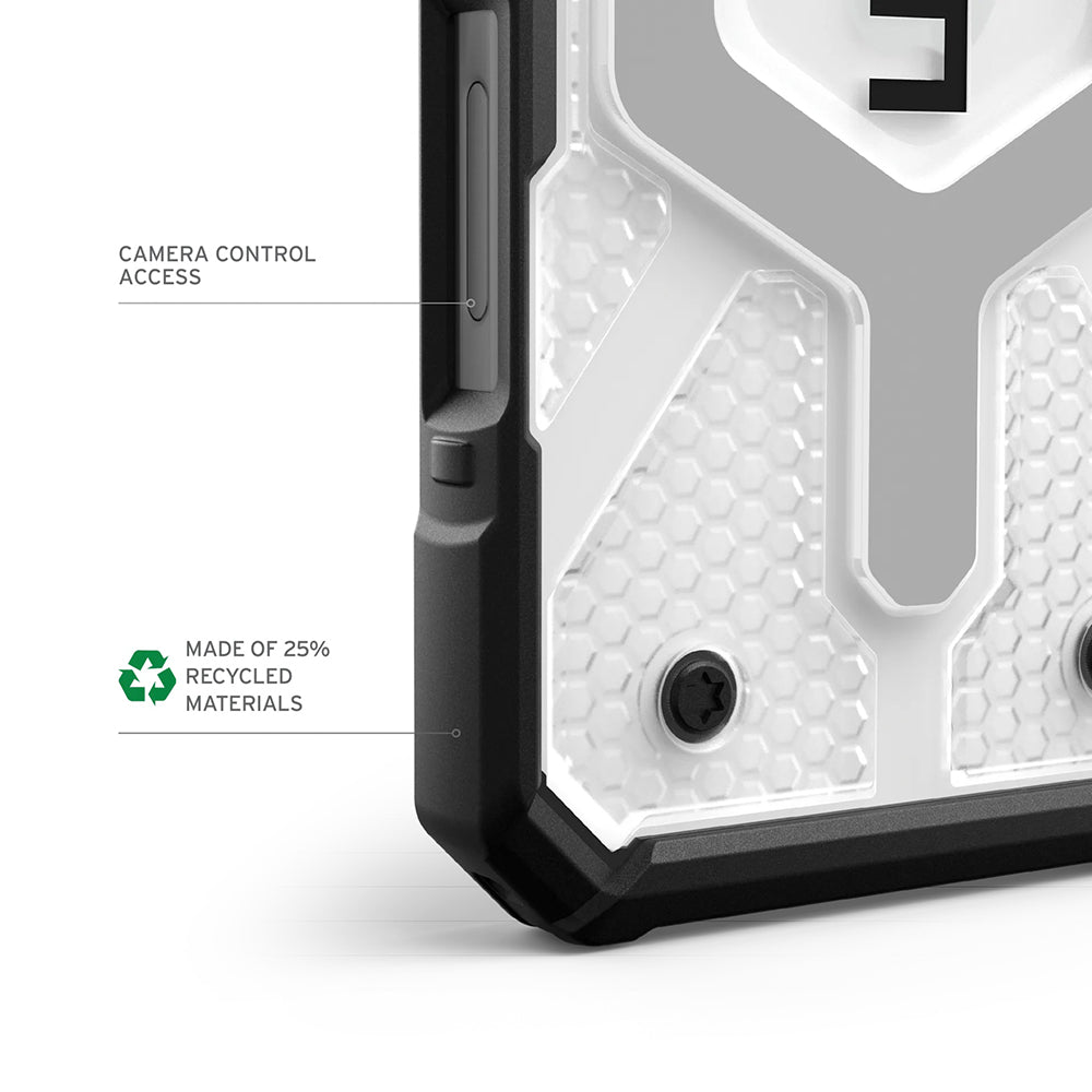 MagSafe-deksel for Apple iPhone 17, Urban Armor Gear, Pathfinder Clear, Gjennomsiktig