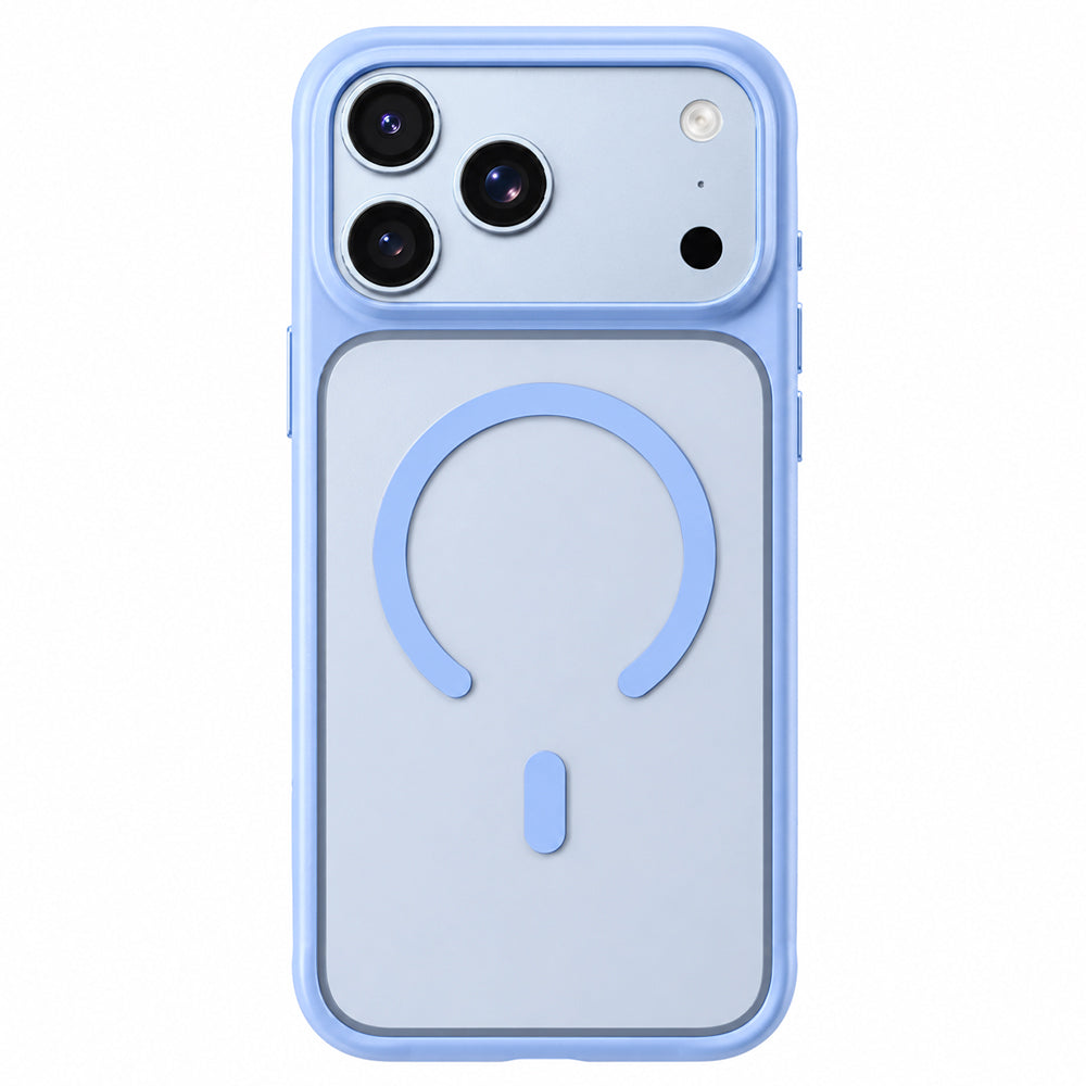 MagSafe-deksel til Apple iPhone 18 Pro / 17 Pro, Blueo, APE Anti-Drop, blå