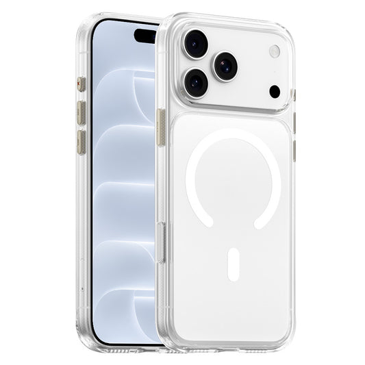 MagSafe-deksel til Apple iPhone 18 Pro / 17 Pro, Blueo, Crystal+ Anti-Drop, gjennomsiktig