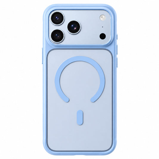 MagSafe-deksel til Apple iPhone 18 Pro / 17 Pro, Blueo, hudvennlig og støtsikkert, satengblått