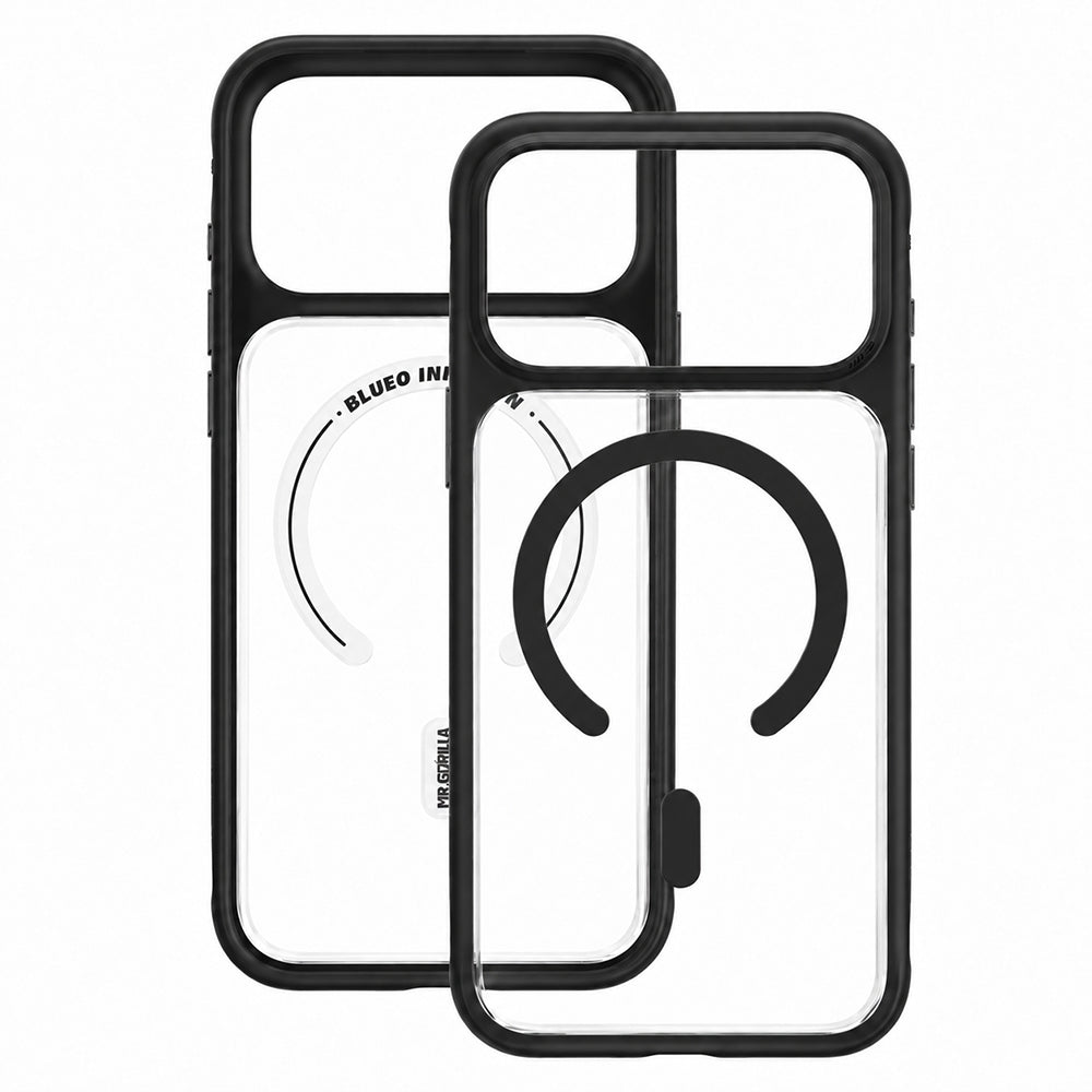 MagSafe-deksel til Apple iPhone 18 Pro / 17 Pro, Blueo, hudvennlig og støtsikkert, satengsvart
