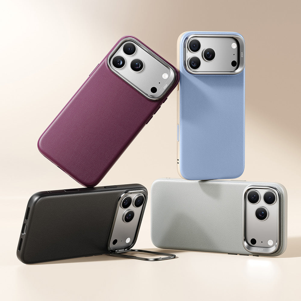 MagSafe-deksel for Apple iPhone 18 Pro / 17 Pro, ESR, Atelier med støtte, svart