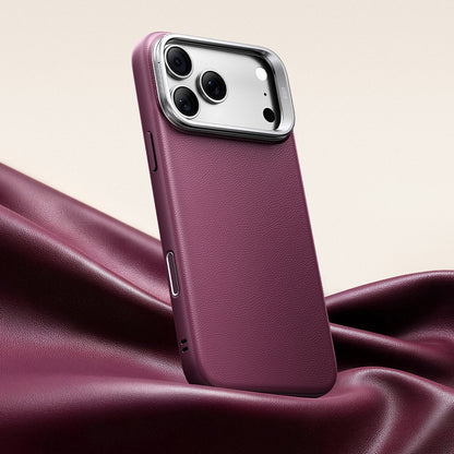 MagSafe-deksel for Apple iPhone 18 Pro / 17 Pro, ESR, Atelier med støtte, Mørk rød satinert