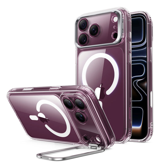 MagSafe-deksel for Apple iPhone 18 Pro / 17 Pro, ESR, Classic Hybrid Kickstand, Transparent
