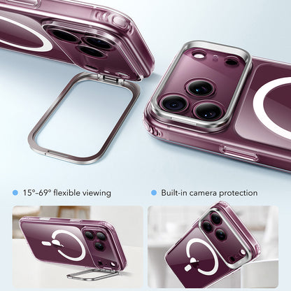 MagSafe-deksel for Apple iPhone 18 Pro / 17 Pro, ESR, Classic Hybrid Kickstand, Transparent