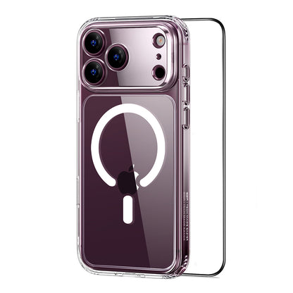 MagSafe-deksel for Apple iPhone 18 Pro / 17 Pro, ESR, Classic Hybrid med skjermbeskytter, gjennomsiktig
