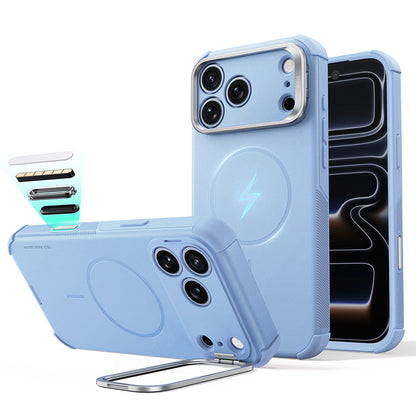 MagSafe-deksel for Apple iPhone 18 Pro / 17 Pro, ESR, Cyber Armor Kickstand, Blå