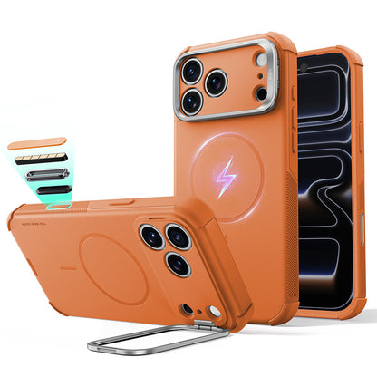 MagSafe-deksel for Apple iPhone 18 Pro / 17 Pro, ESR, Cyber Armor Kickstand, Oransje