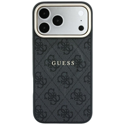 MagSafe-deksel for Apple iPhone 18 Pro / 17 Pro, Guess, 4G Embossed Classic, Svart
