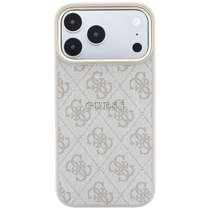 MagSafe-deksel for Apple iPhone 18 Pro / 17 Pro, Guess, 4G Embossed Classic, Rosa