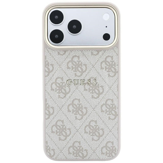MagSafe-deksel for Apple iPhone 18 Pro / 17 Pro, Guess, 4G Embossed Classic, Rosa
