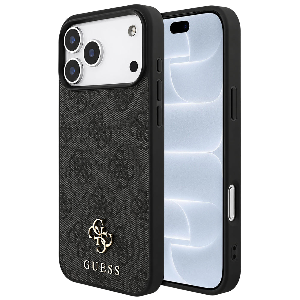 MagSafe-deksel for Apple iPhone 18 Pro / 17 Pro, Guess, 4G Small and Classic, Svart