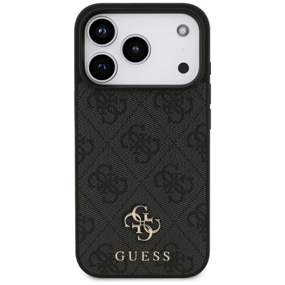 MagSafe-deksel for Apple iPhone 18 Pro / 17 Pro, Guess, 4G Small and Classic, Svart