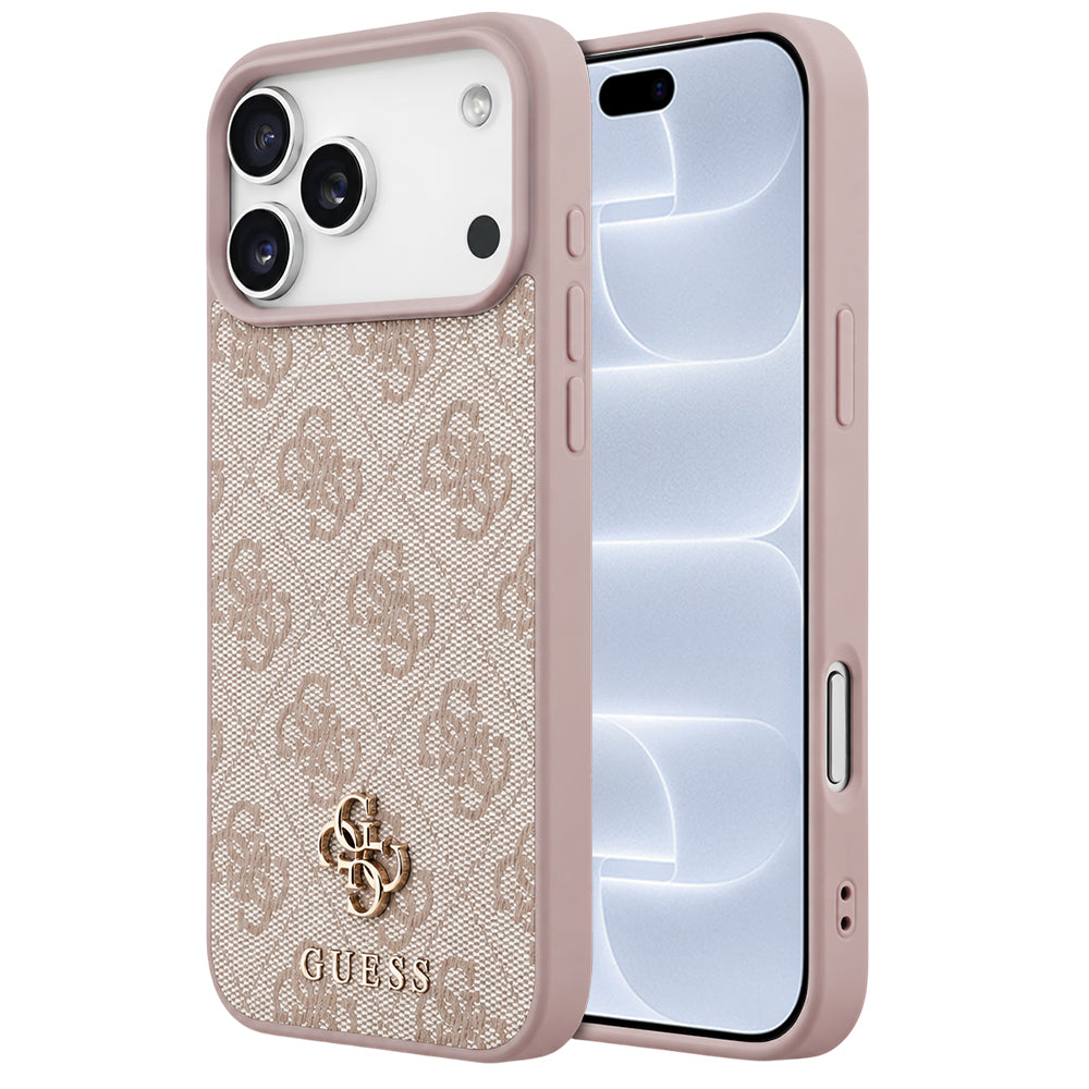 MagSafe-deksel for Apple iPhone 18 Pro / 17 Pro, Guess, 4G Small and Classic, Rosa