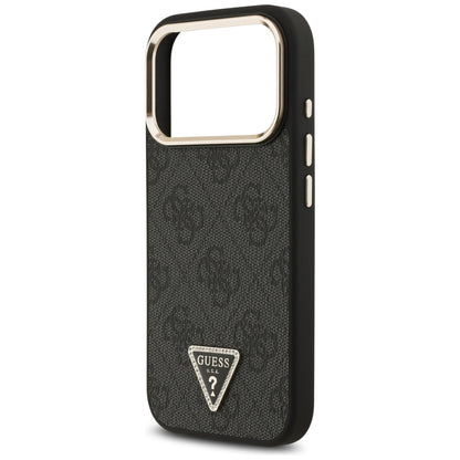 MagSafe-deksel for Apple iPhone 18 Pro / 17 Pro, Guess, 4G Triangle Logo, Svart