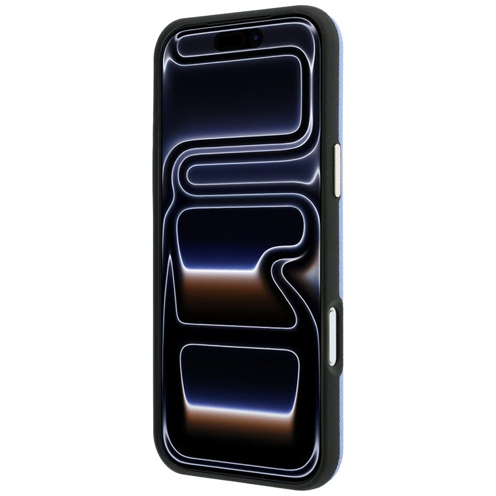 MagSafe-deksel for Apple iPhone 18 Pro / 17 Pro, Guess, Kornet Rund Strass-logo, Blå