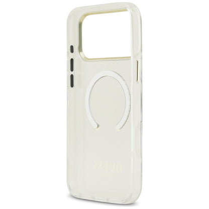 MagSafe-deksel for Apple iPhone 18 Pro / 17 Pro, Guess, Metal Outline, Gullfarget