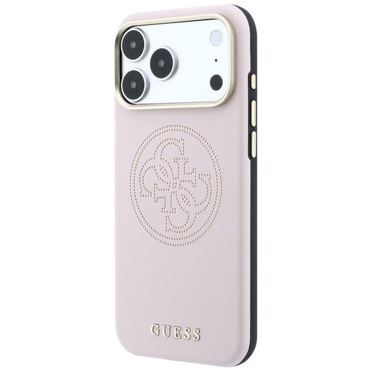 MagSafe-deksel for Apple iPhone 18 Pro / 17 Pro, Guess, Perforert 4G, Rosa