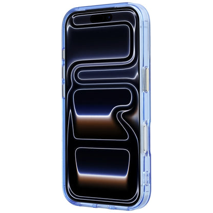 MagSafe-deksel for Apple iPhone 18 Pro / 17 Pro, Guess, Ring Stand Script Metallogo, Blå