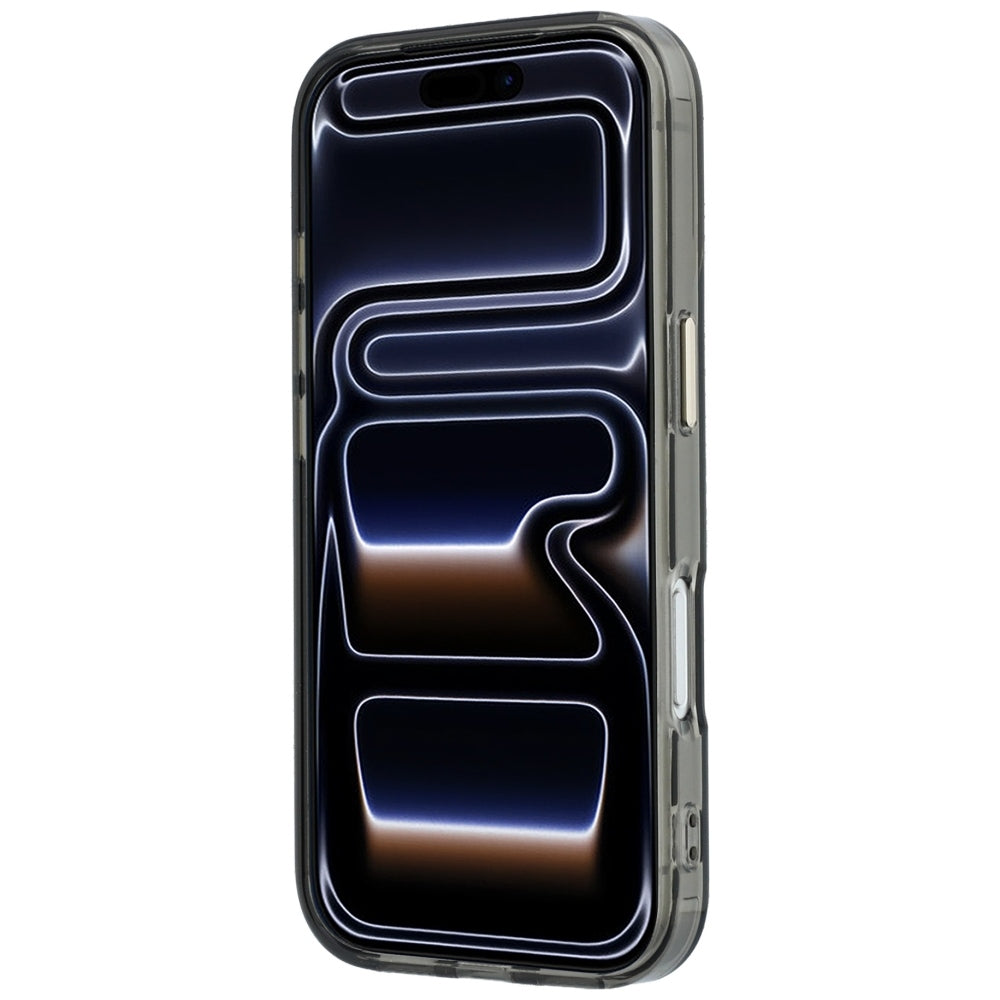 MagSafe-deksel for Apple iPhone 18 Pro / 17 Pro, Guess, Ring Stand Script Metallogo, Svart