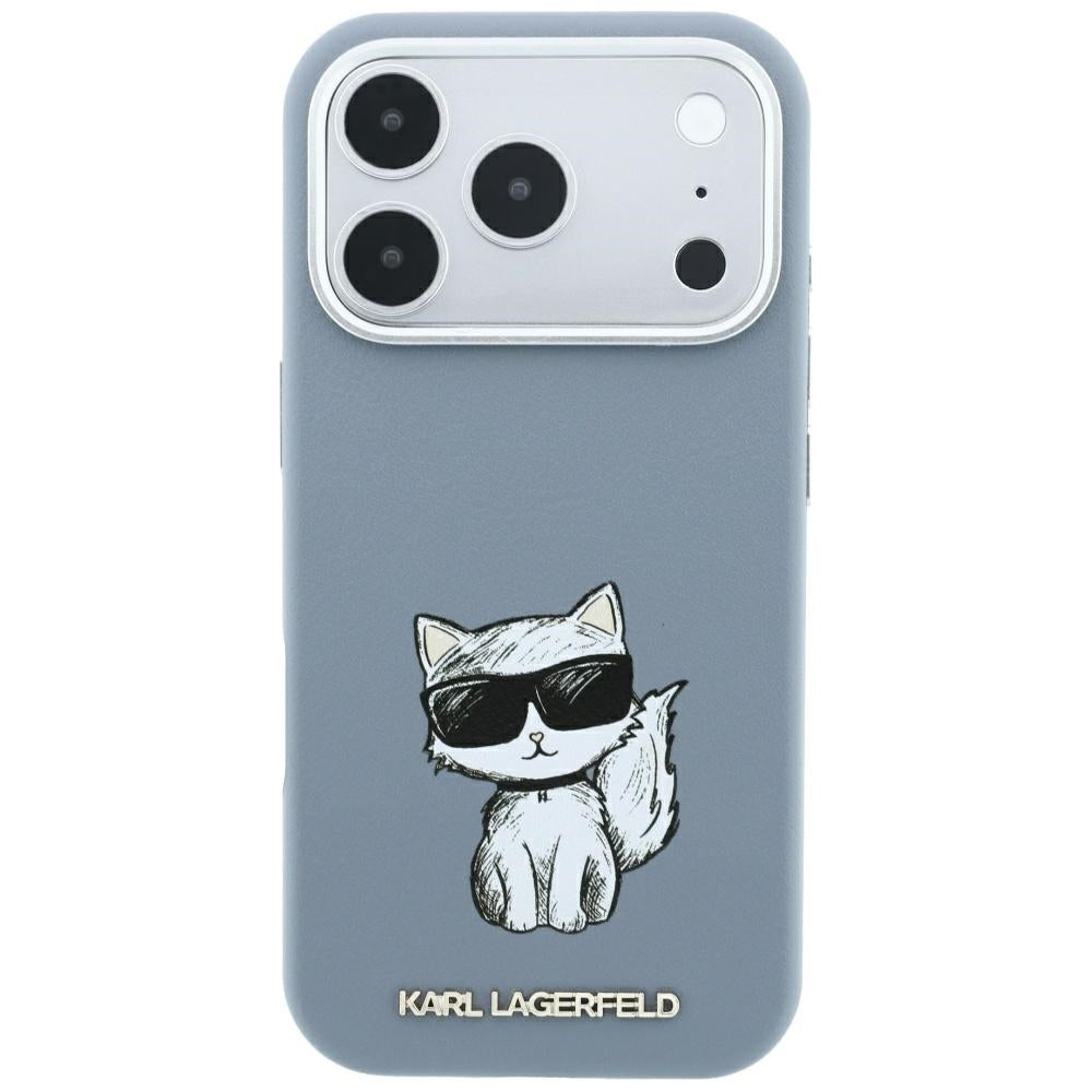 MagSafe-deksel for Apple iPhone 18 Pro / 17 Pro, Karl Lagerfeld, Choupette Sketch, Bleu