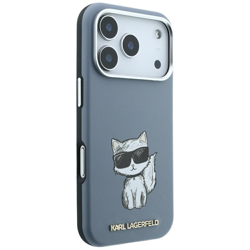 MagSafe-deksel for Apple iPhone 18 Pro / 17 Pro, Karl Lagerfeld, Choupette Sketch, Bleu