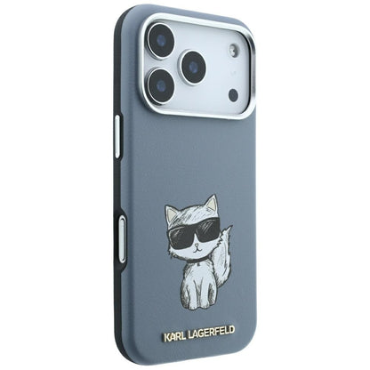 MagSafe-deksel for Apple iPhone 18 Pro / 17 Pro, Karl Lagerfeld, Choupette Sketch, Bleu