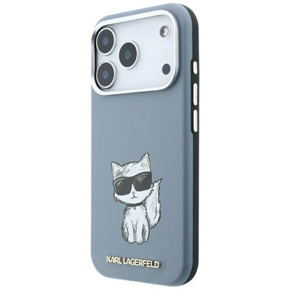 MagSafe-deksel for Apple iPhone 18 Pro / 17 Pro, Karl Lagerfeld, Choupette Sketch, Bleu