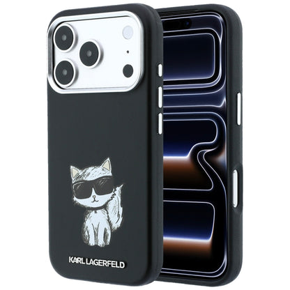 MagSafe-deksel for Apple iPhone 18 Pro / 17 Pro, Karl Lagerfeld, Choupette Sketch, Svart
